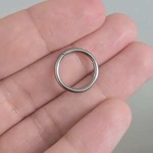 18g titanium seamless clicker hoop